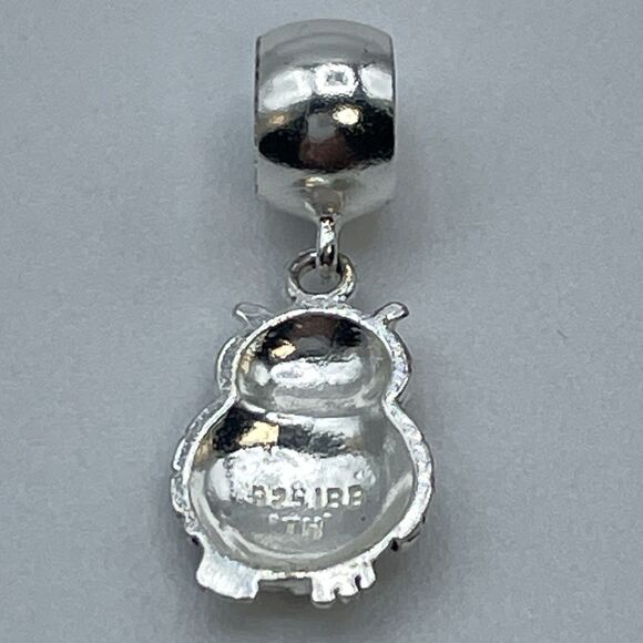 925 Sterling Silver IBB Owl European Charm Dangle Boho Statement Timeless - Picture 6 of 7
